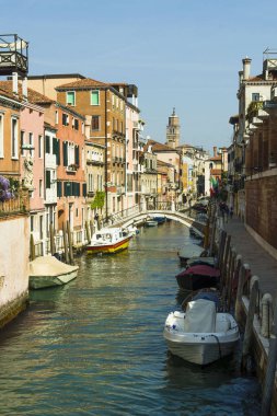 İtalya. Venedik. Venedik kanalı. 