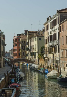  İtalya. Venedik. Venedik kanalı. 