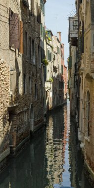 İtalya. Venedik. Venedik kanalı. 