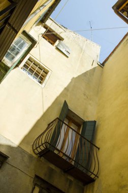 17.04.2019. İtalya. Venedik. Calle de ca köşesi. Ev parçası.