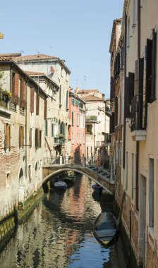 İtalya. Venedik. Venedik kanalı. 