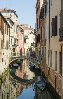 İtalya. Venedik. Venedik kanalı. 
