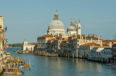   İtalya. Venedik. Grand Canal görünümünü.