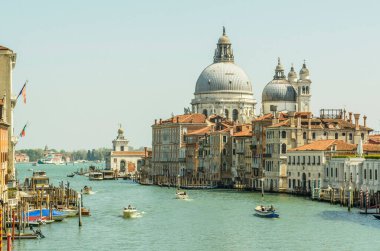    İtalya. Venedik. Grand Canal görünümünü.