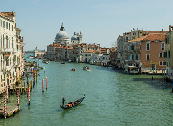 18.04.2019.  Italy. Venice. View of the Grand Canal.