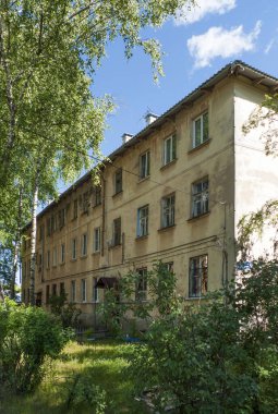 Nizhny Novgorod. Fedoseenko caddesindeki Sovyet evi..