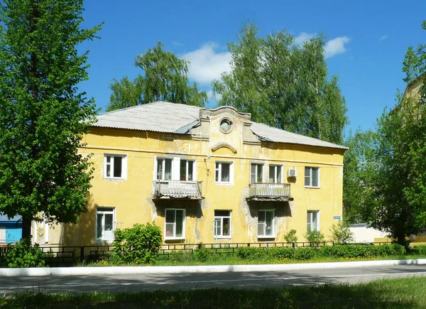 2017 Rússia Nizhny Novgorod Casa Tijolo Rua Fedoseenko — Fotografia de Stock
