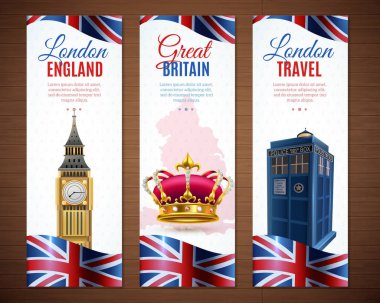 Londra dikey afiş koleksiyonu