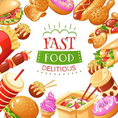 Fast food poster