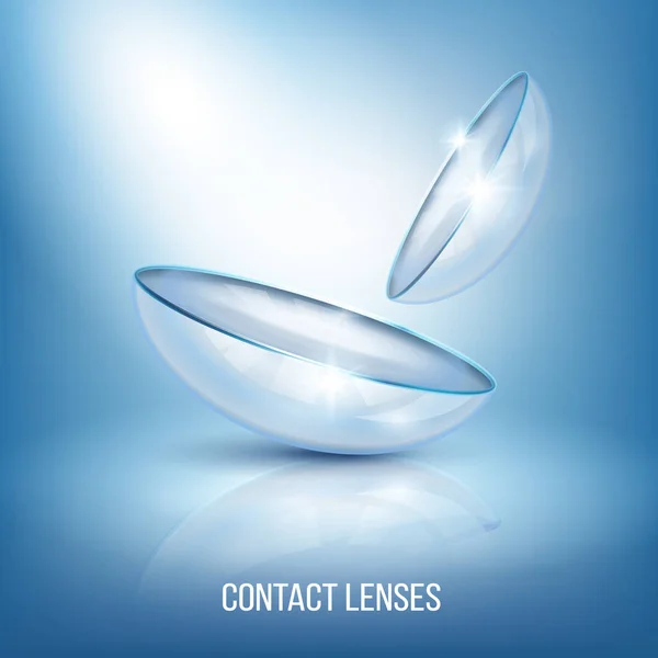 Ρεαλιστικό μάτι φακούς σύνθεση — Διανυσματικό Αρχείο