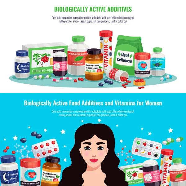 Biologically Active Additives Banners