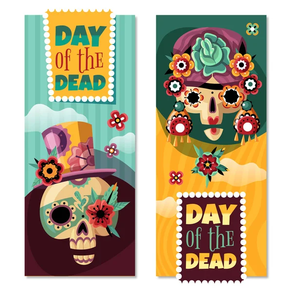 Dood dag Banners — Stockvector
