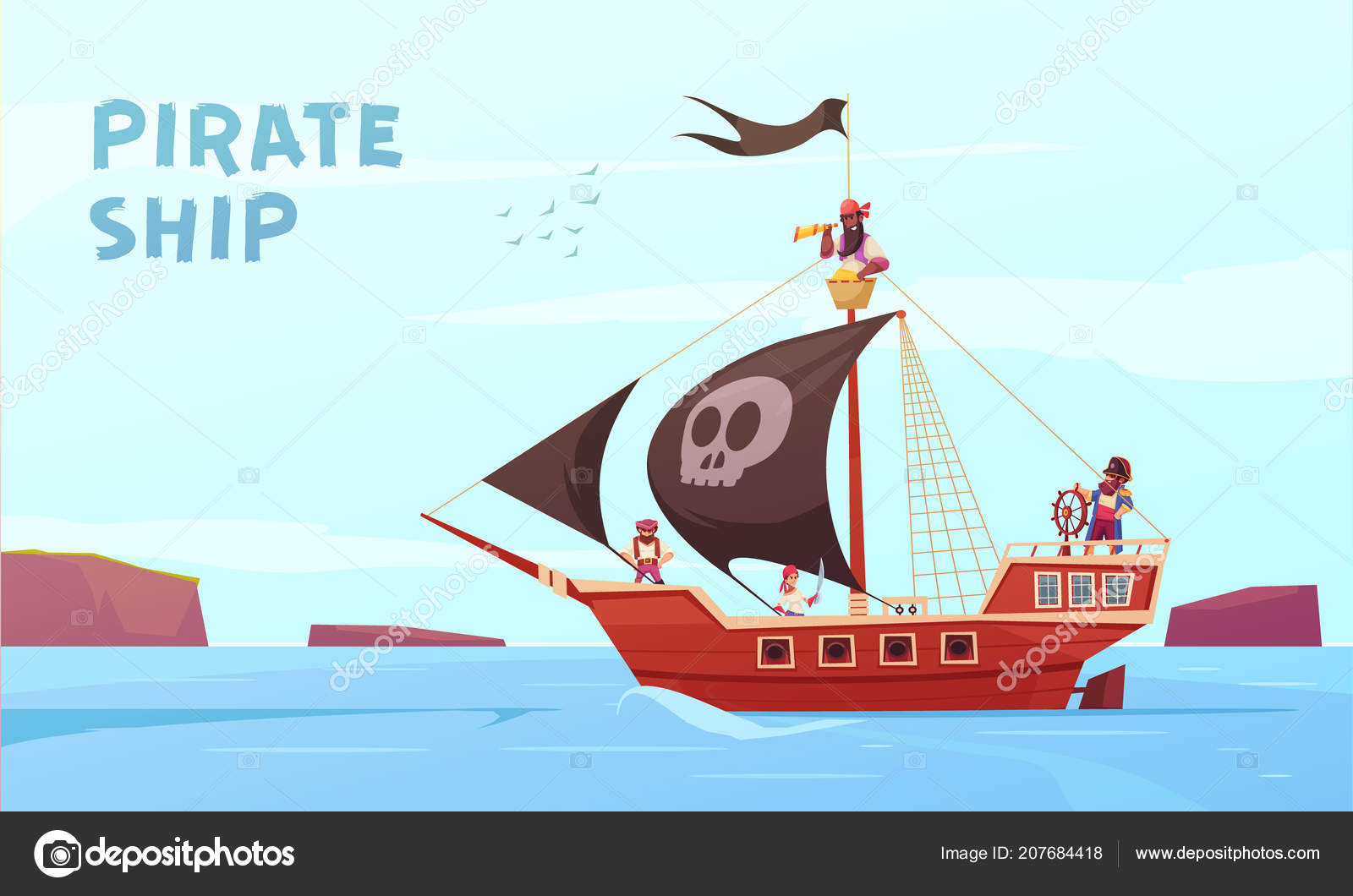 Pirate Art vectoriel, icônes et graphiques à télécharger gratuitement