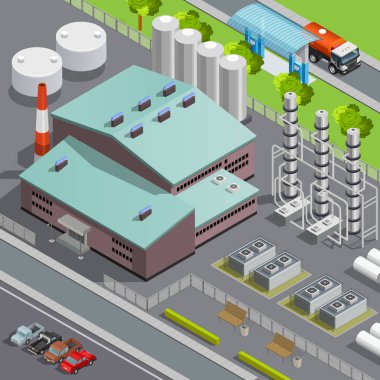 Petrol izometrik kompozisyon