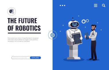 Robotlar gelecekteki tasarım konsepti