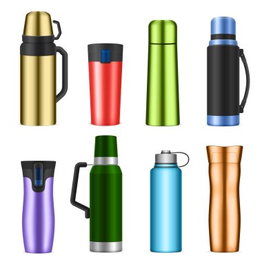Vakum Flask renk gerçekçi kümesi 