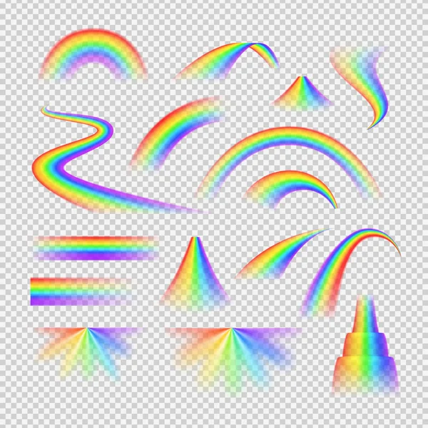 Conjunto de espectro de arco-íris —  Vetores de Stock