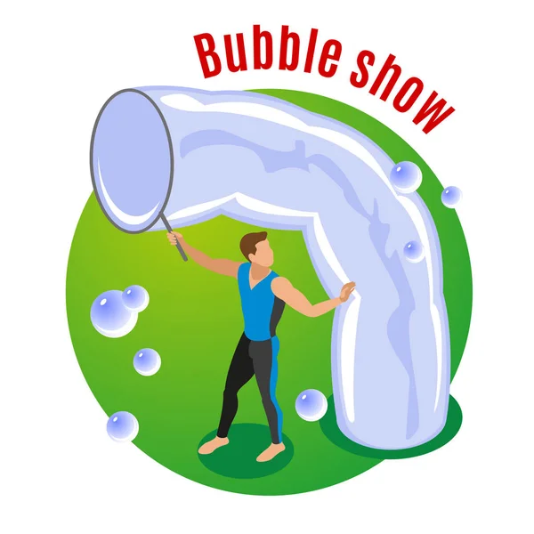 Bubble Toon achtergrond — Stockvector