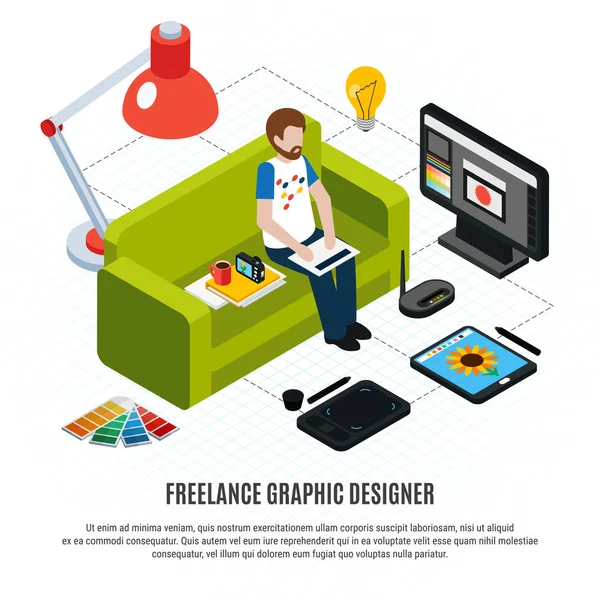 Grafikdesign-Illustration — Stockvektor