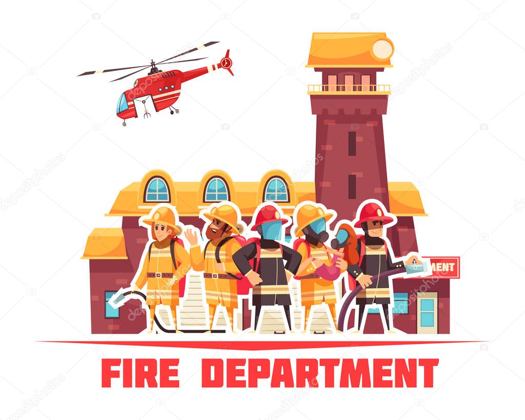 Flat Fire Department Background