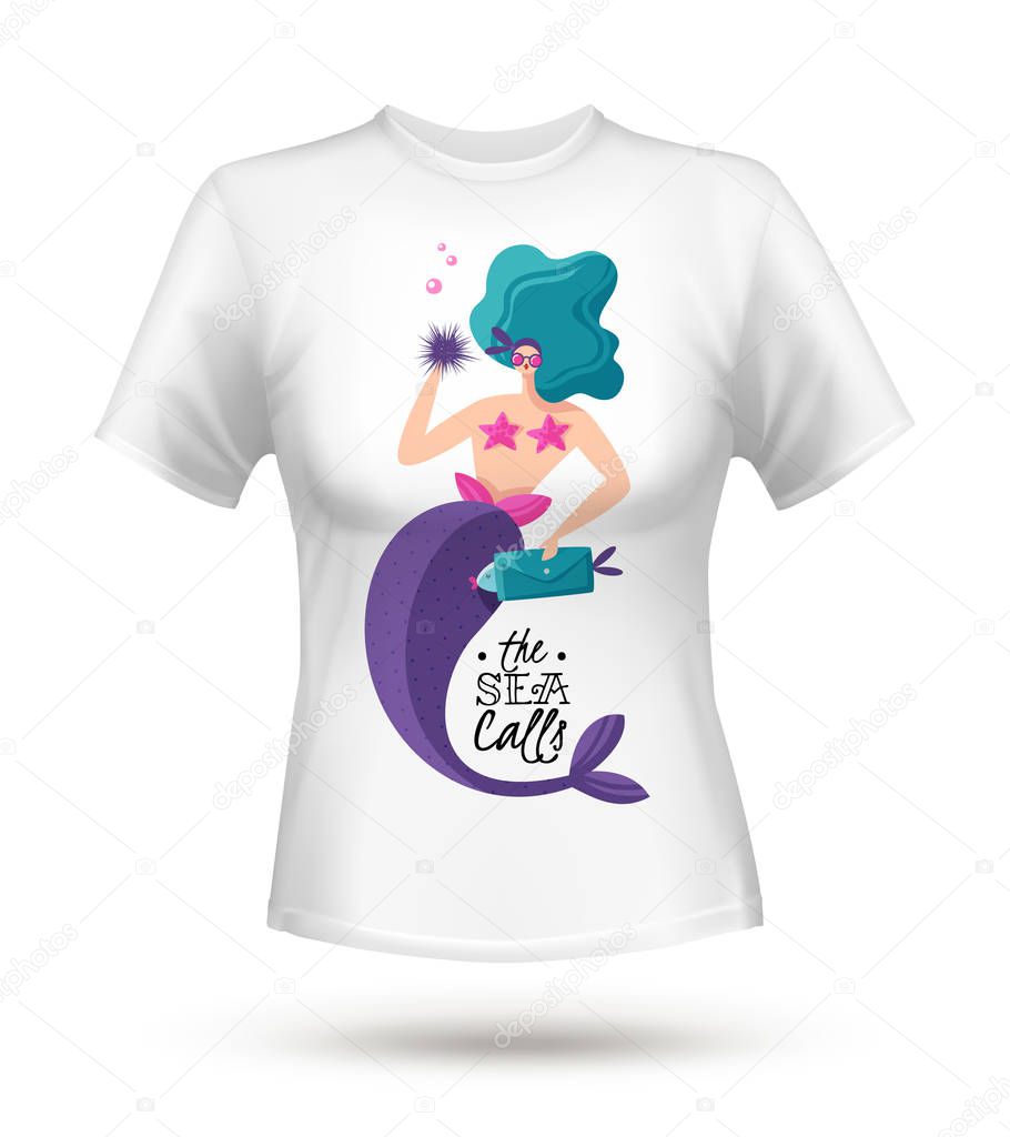 T-Shirt Mermaids Design