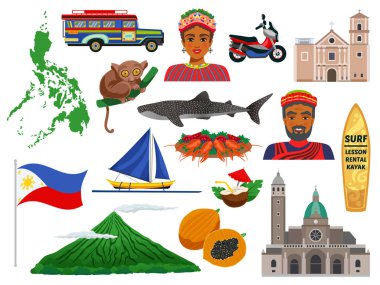 Filipinler seyahat seti