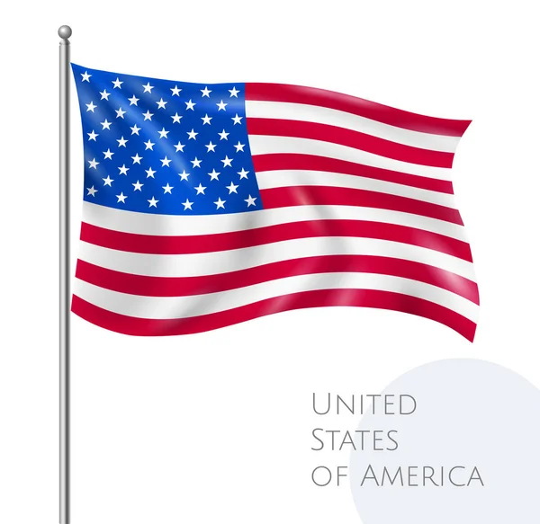 Usa vlag illustratie — Stockvector