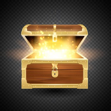 Shining Chest Transparent Composition clipart