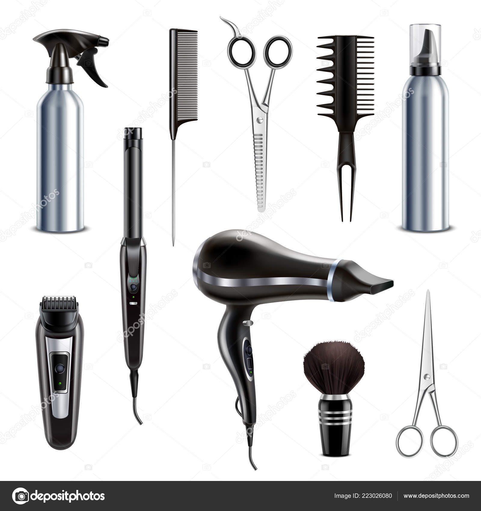 Secador de cabelo forte para cabeleireiro barbeiro ferramentas