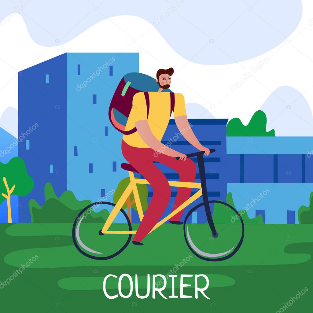 Courier Service Poster