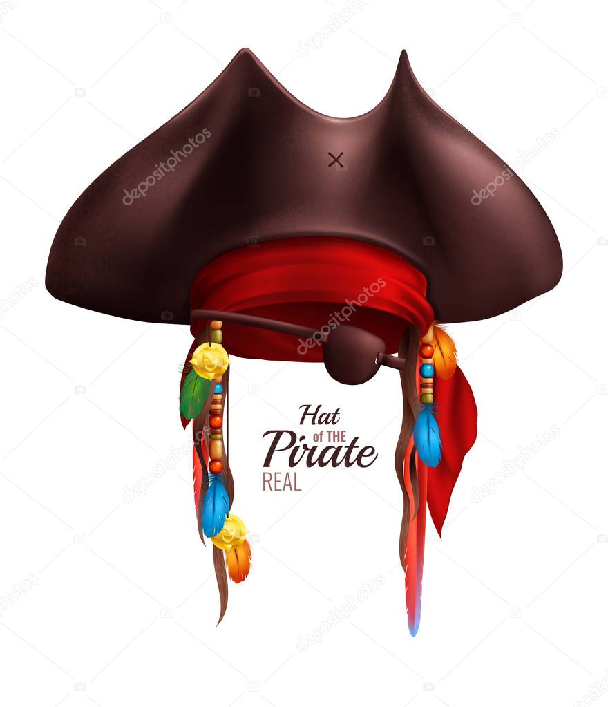 Realistic Pirate Hat 