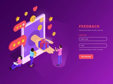 CRM besleme geri izometrik kompozisyon