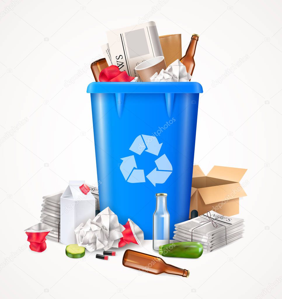 Trash And Waste Concept