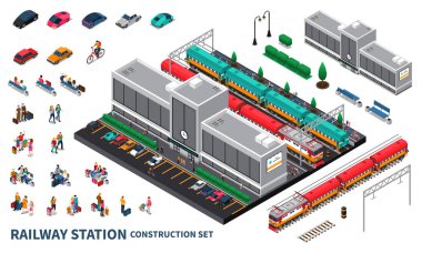 Tren İstasyonu Oluşturucu Set