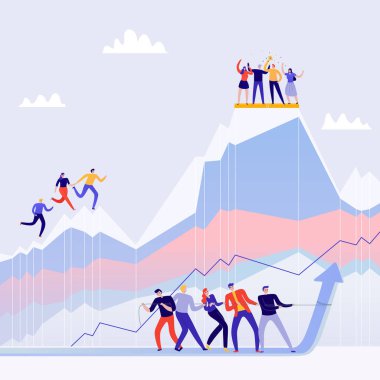 Ekip çalışması düz kavramı