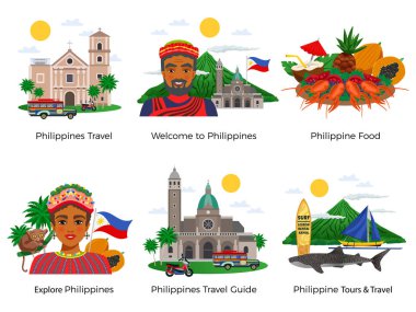 Filipinler seyahat besteleri Set