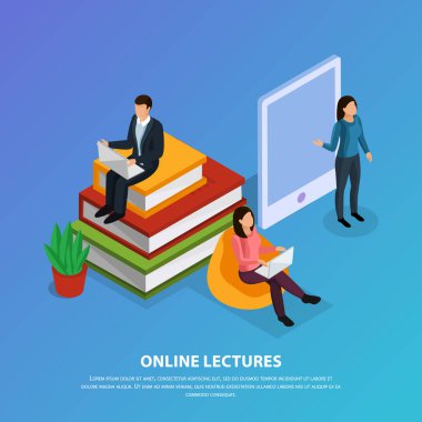 Online eğitim izometrik kompozisyon