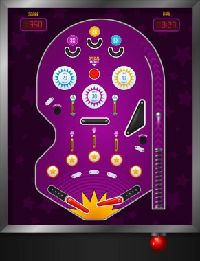 Menekşe Pinball kompozisyon
