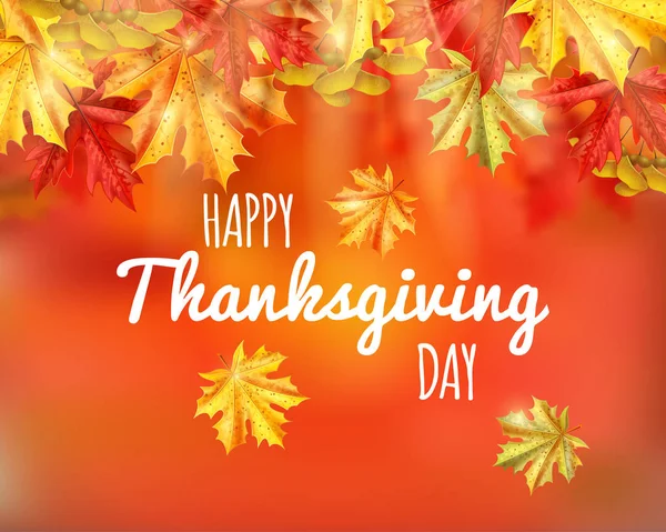 Плакат Дня благодарения — стоковый вектор