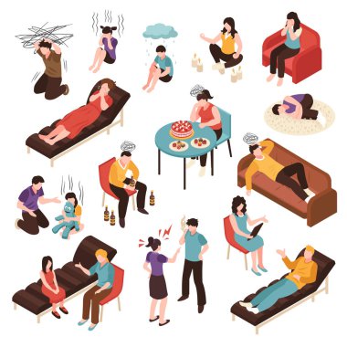 Depresyon izometrik Set