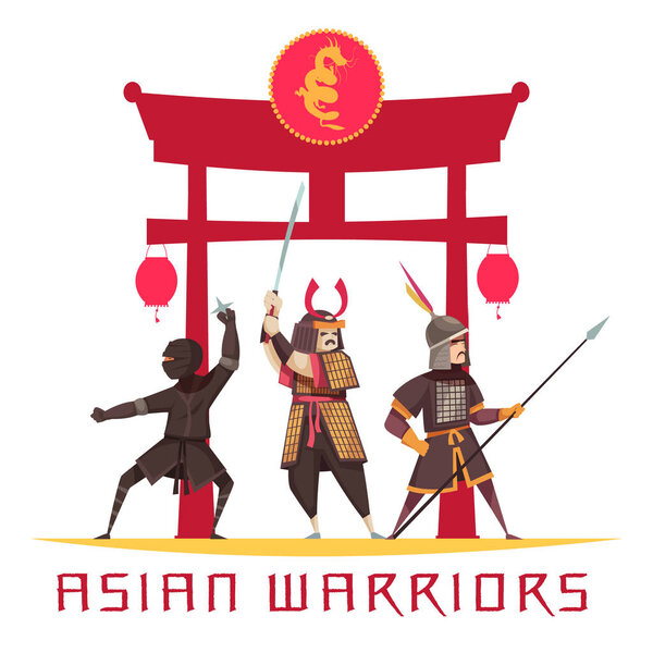 Asian Warriors Concept