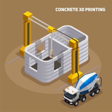 Beton 3d Baskı Kompozisyonu