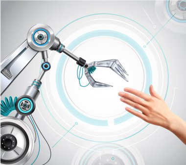 Robotik Kol Gerçekçi Bileşimi