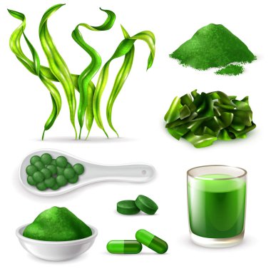 Spirulina gerçekçi kümesi 