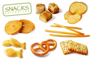 Kruton kraker aperatifler Set