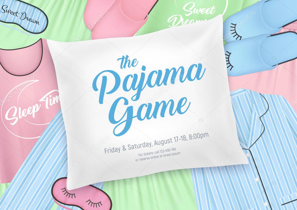 Pajama Party Invitation Poster