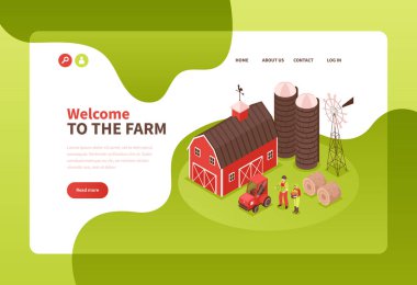 Çiftlik binaları Web sitesi tasarımı