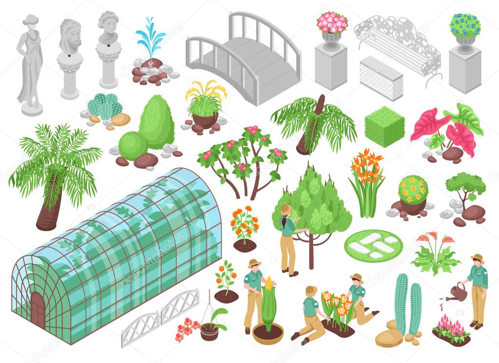 Botanical Garden Icons Set