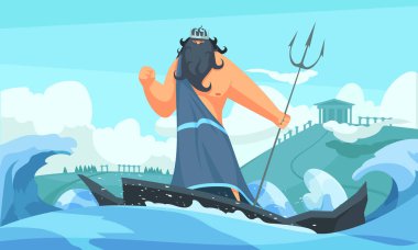Eski tanrı Poseidon