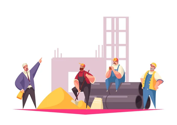 Construction Vector Illustration — Stock Vector